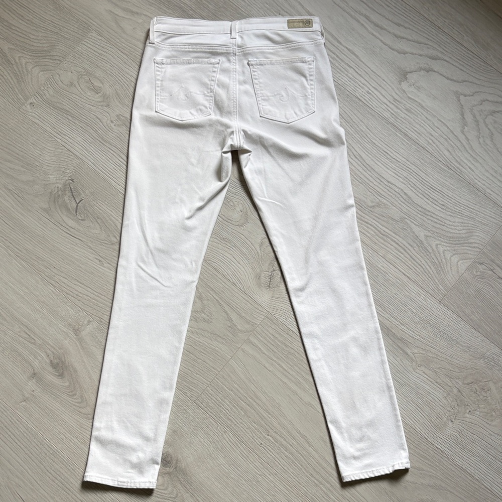 AG Adriano Goldschmied Women's Prima Cigarette Leg White Jean - Picture 4 of 6